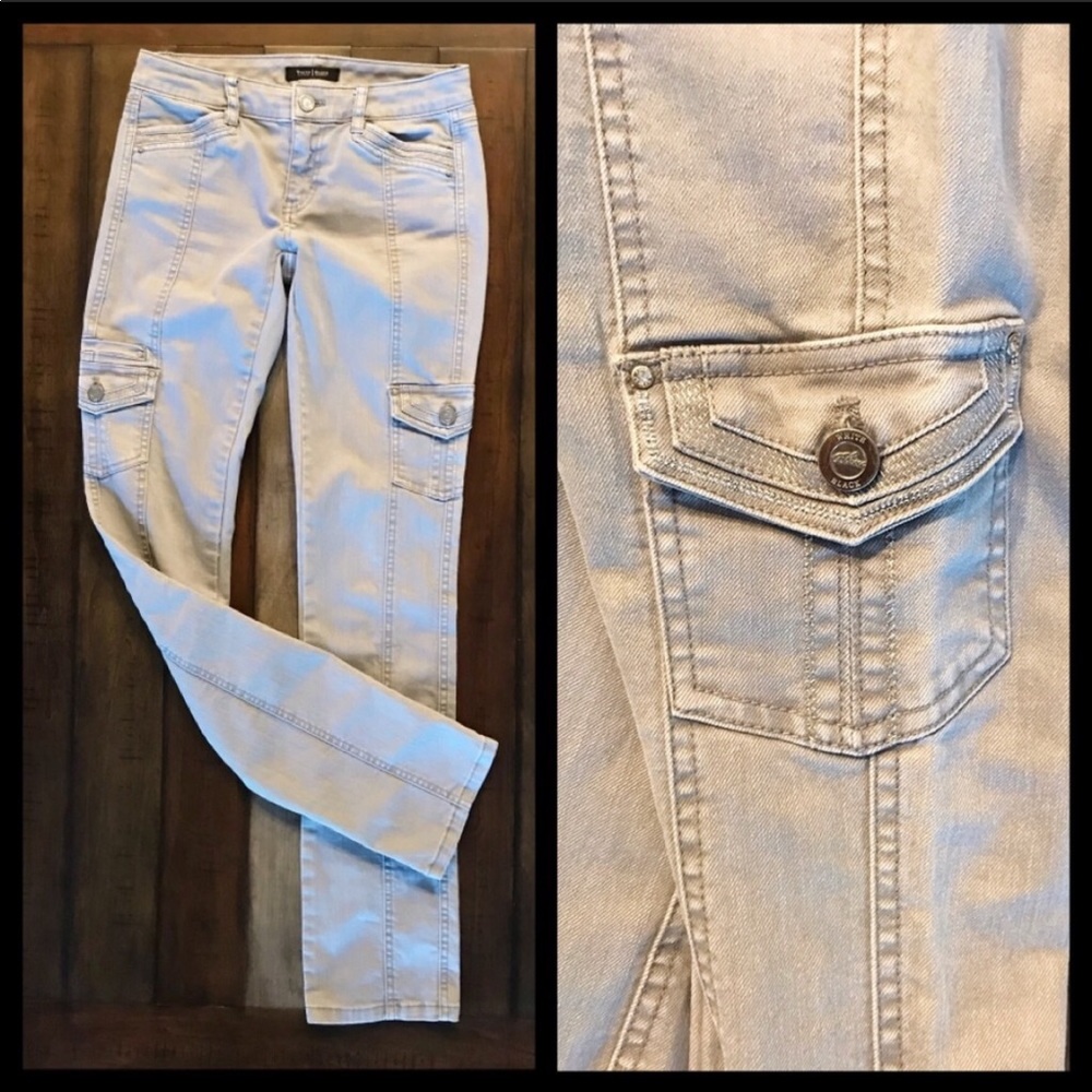 WHBM grey and silver pants